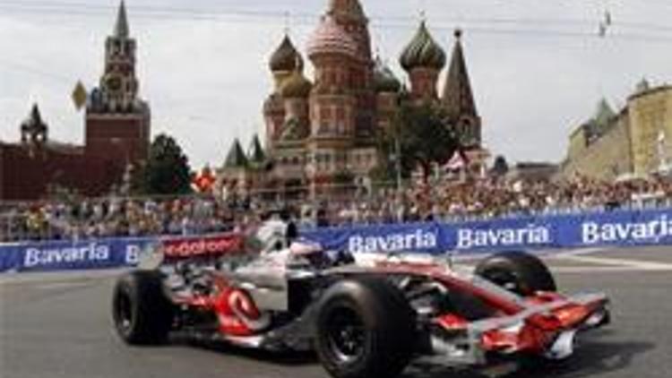 Moskovada Formula 1 heyecanı