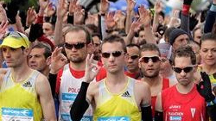 Madrid Maratonunda Boston unutulmadı