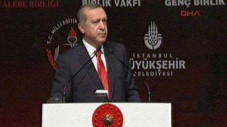Erdoğan Çanakkale Ruhu ve Gençlik konulu toplantıda konuştu