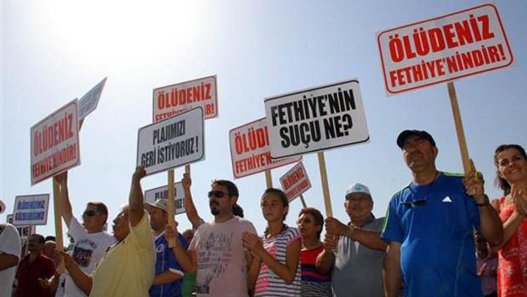 Plajları devredilen Fethiye ayaklandı