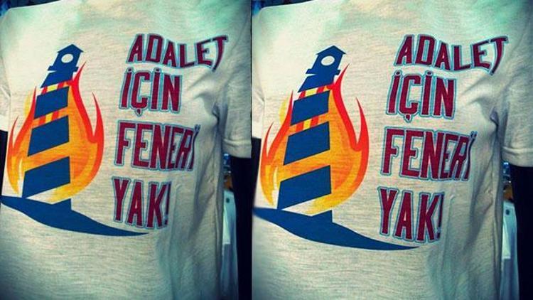 Trabzonspordan Adelet için Feneri yak tişörtü