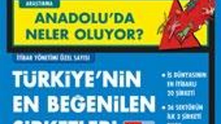 Türkiyenin en beğenilen şirketleri