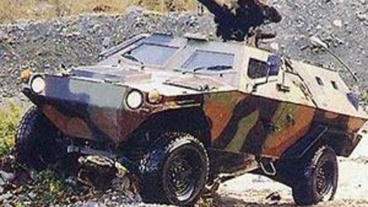 Orduya süper zırhlı araç