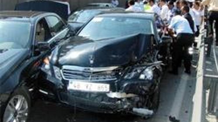 Türkmenistan Devlet Başkanının konvoyunda kaza