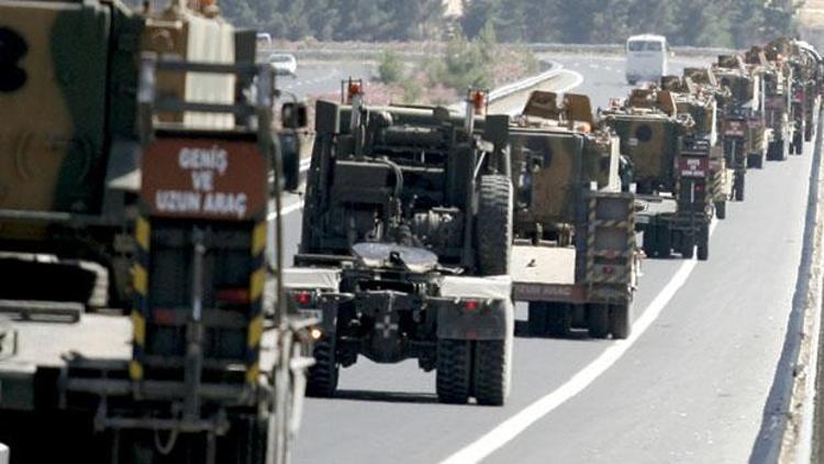 Gaziantepten gönderilen tank ve zırhlı araçlar Kilise ulaştı