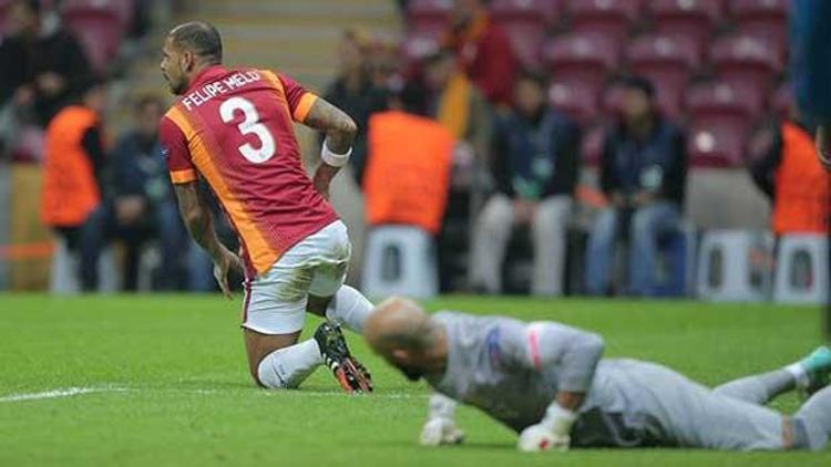 Galatasarayın savunması Şampiyonlar Liginde çöktü