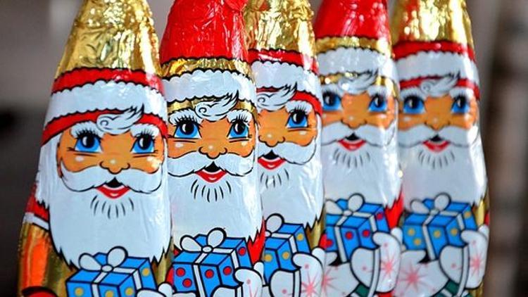 Noel Baba figürlü çikolatalar Almanyada rekor kırdı