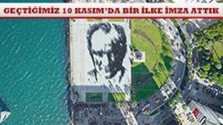 Canlı Atatürk portresi İzmire ödül getirdi