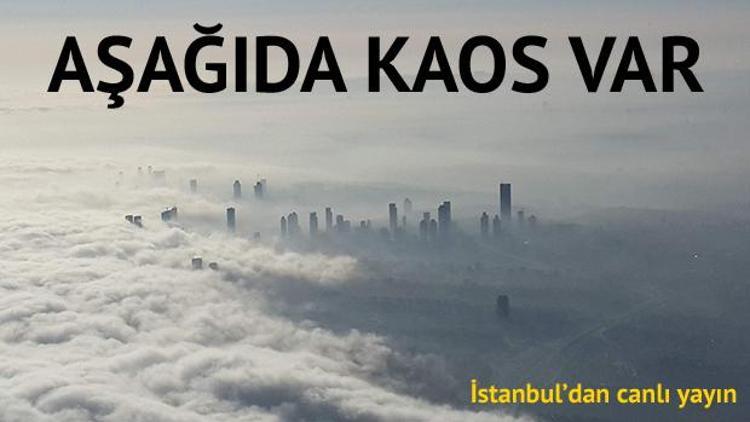 İstanbulda sis kaosu
