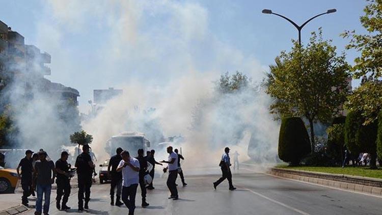 Maden işçilerine biber gazlı müdahale