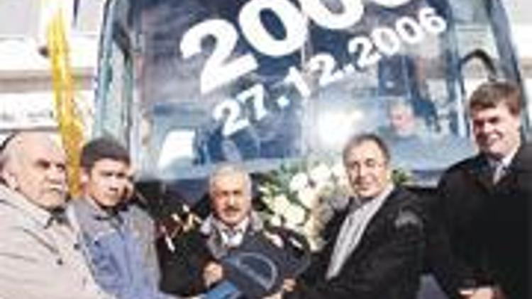 MAN’da yılın 2000’inci otobüsü banttan indi