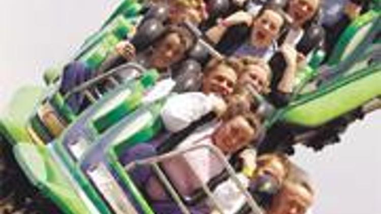 Rollercoaster aniden durdu