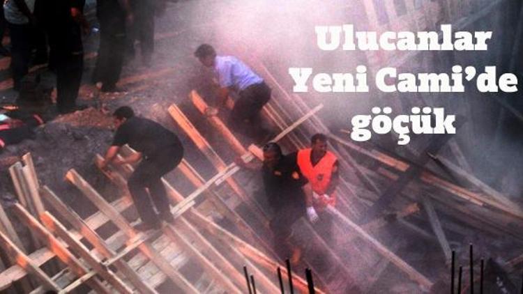 Bu kez cami duvarı can aldı