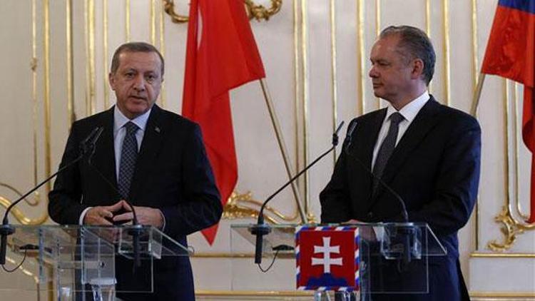 Cumhurbaşkanı Erdoğan: Slovakyada Türk şehitliği inşa etmek istiyoruz