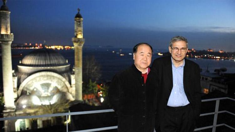 Mo Yan ile Orhan Pamuk İstanbulda buluştu