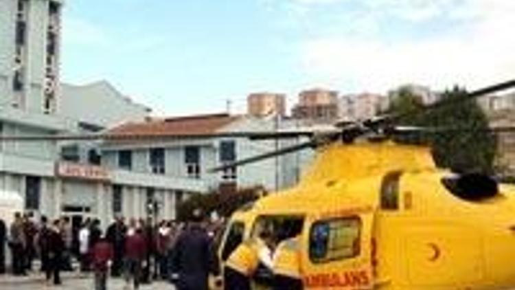 2 hasta için 2 ambulans halikopter