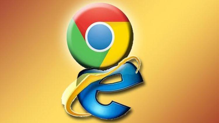 Chrome Internet Explorer 10u geride bıraktı