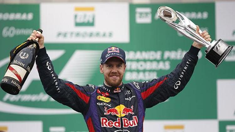 Şampiyon Vettel Brezilyada da geçilmedi