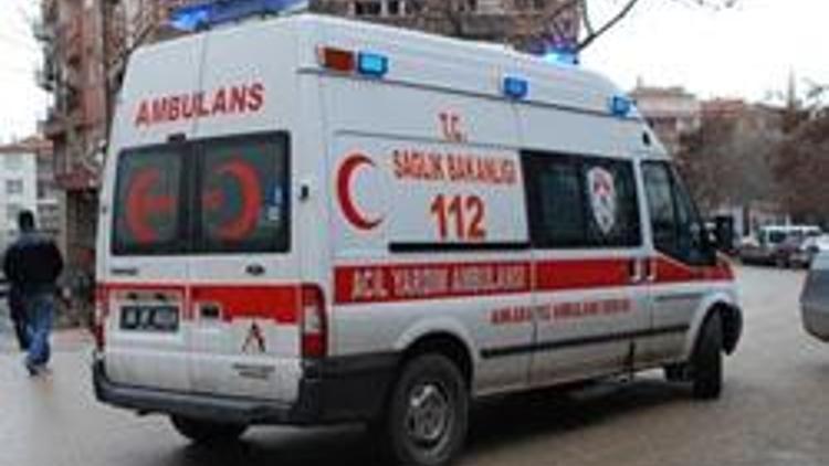 Ambulansın kapısı açılmadı