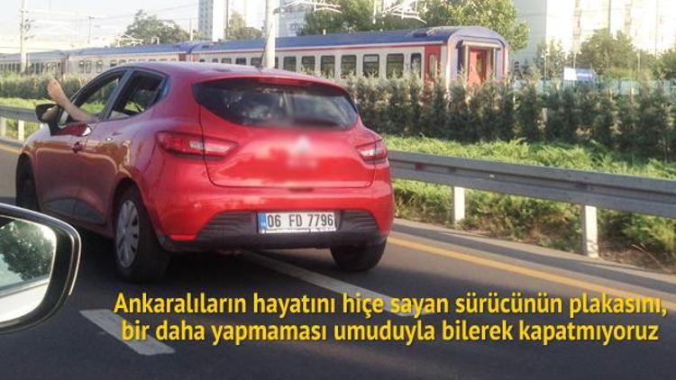 Ankarada herkesi dehşete düşüren görüntü