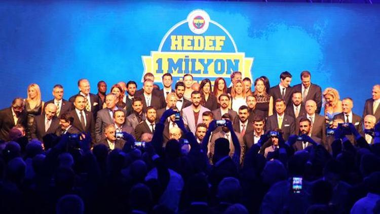 Fenerbahçe spor kulübü Hedef 1 milyon üye projesinin tanıtım gecesi düzenledi