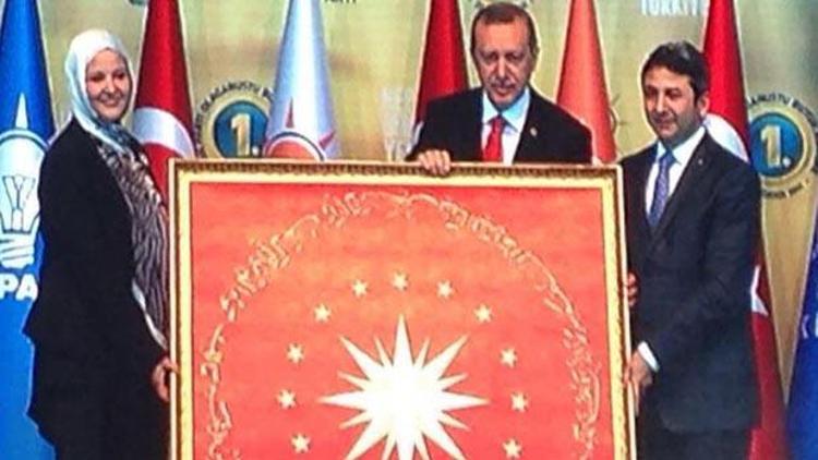 Erdoğana hediye edilen tablo Denizlide yapıldı
