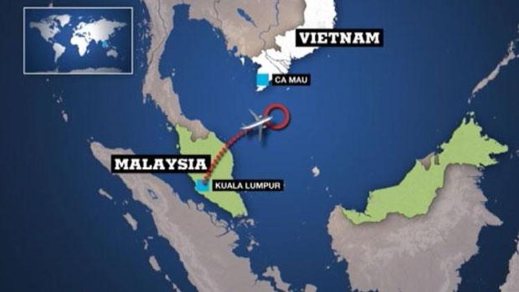Malezya uçağının son görüldüğü yerle ilgili flaş iddia