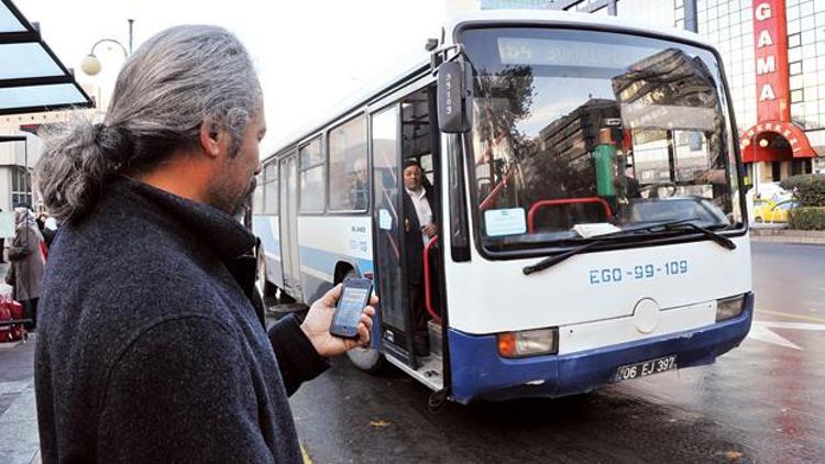 EGO yolculara SMS gönderecek