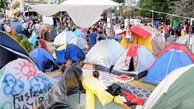 Gezi Parkı eylemcileri çadırlarını geri istedi
