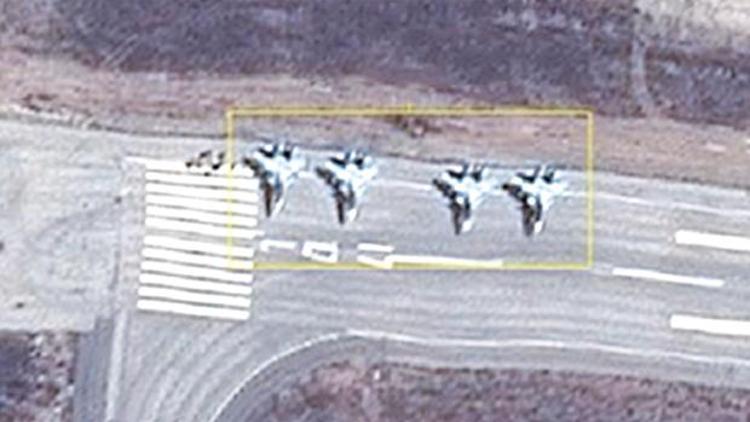Suriye’deki Rus jetleri görüntülendi