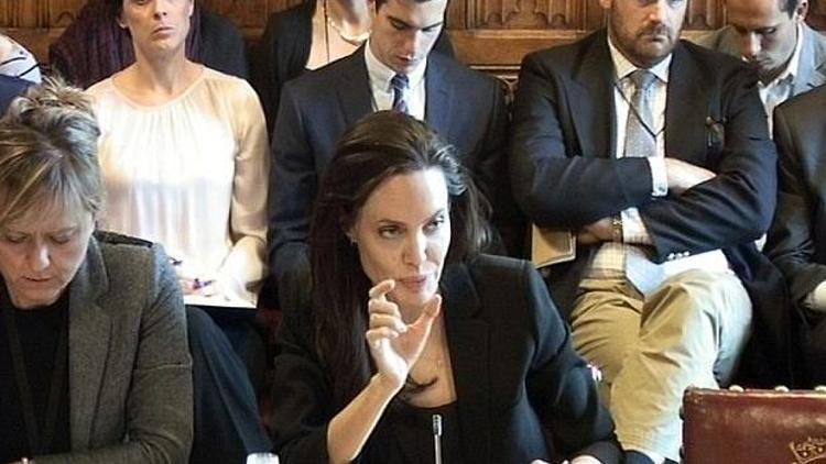 Angelina Jolie Lordlar Kamarası’nda konuştu