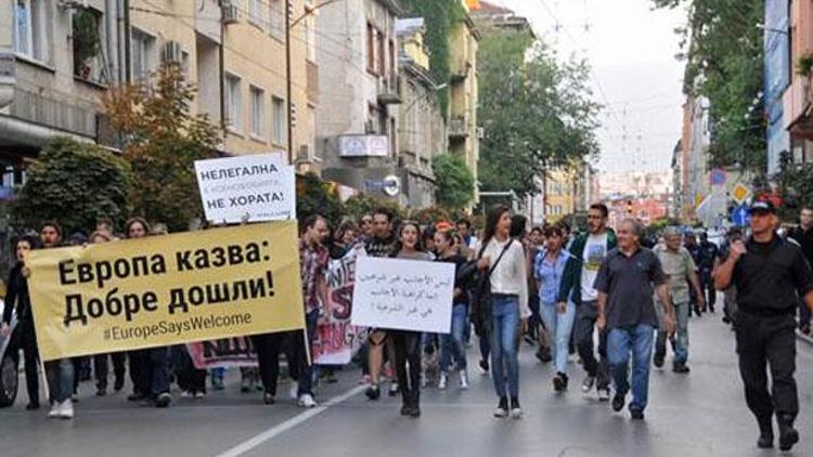Bulgaristanda Dikenli Tellere Karşı Yürüyüş