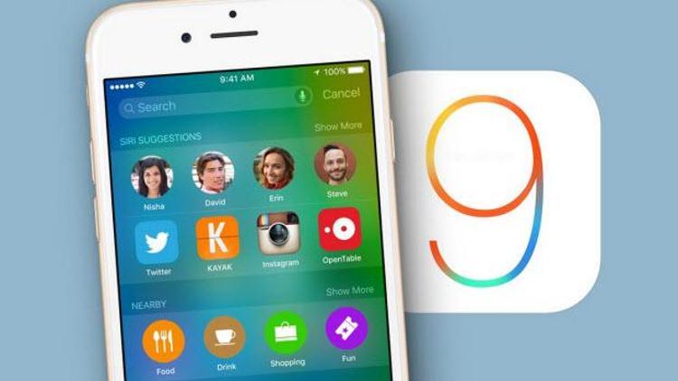 iOS 9 kotanızı bitirmesin