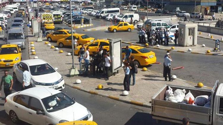 Otogardaki taksilere birer birer ceza