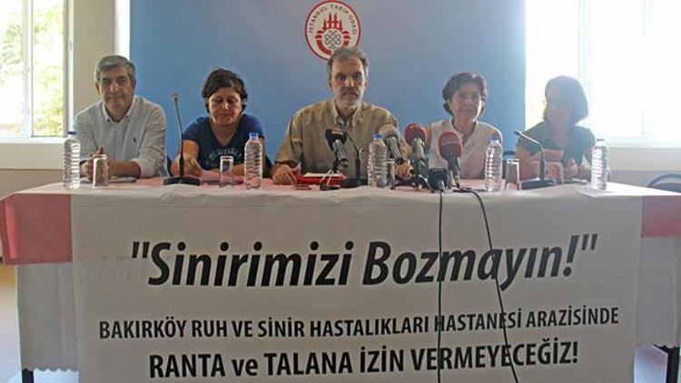 Bakırköy Ruh ve Sinir Hastalıkları Hastanesi için basın toplantısı düzenlendi