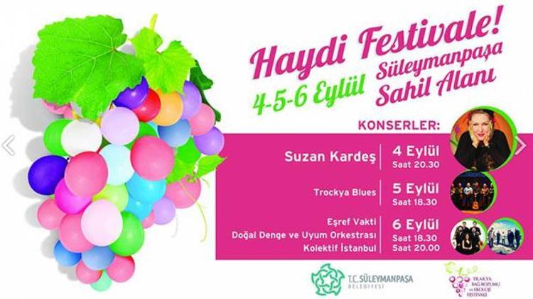 Trakyada festival coşkusu