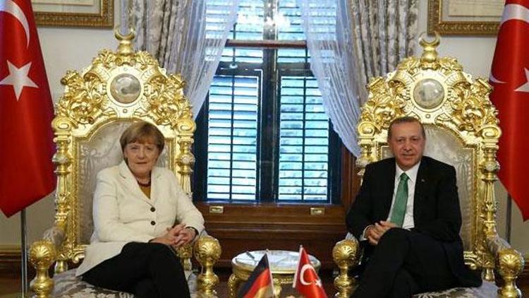 Merkel Erdoğan görüşmesi sona erdi