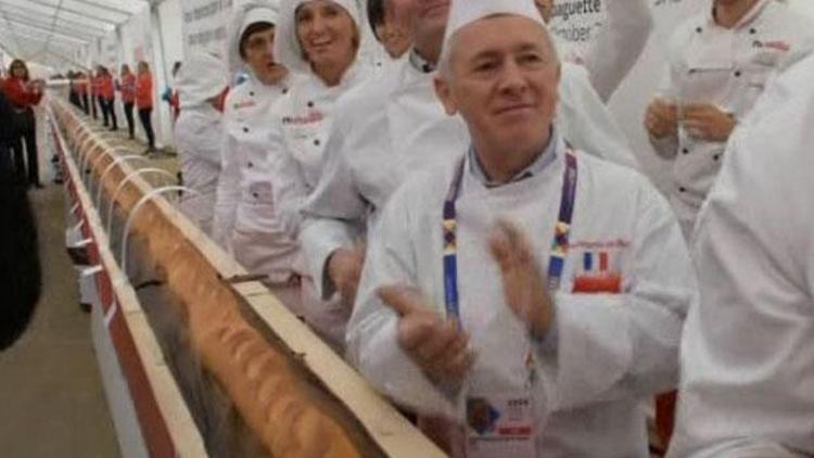 İşte dünyanın en uzun baget ekmeği