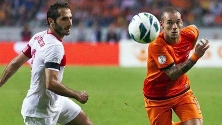 Sneijder ve Van Persie Türkiyeye karşı