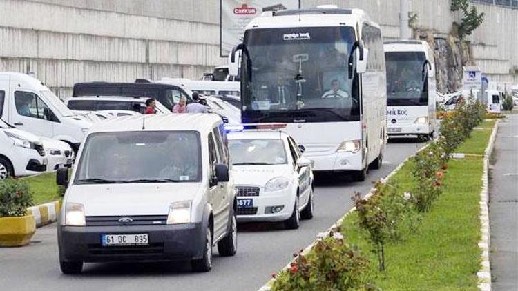 Fenerbahçeyi 400 polis karşıladı