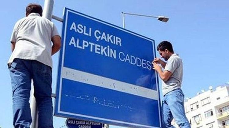 Aslı Çakır Alptekinin adı silindi yerine o şehidin adı verildi