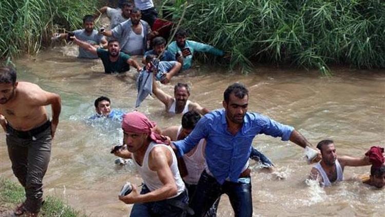 Jandarma Silopide sınırı yüzerek geçen şoförlere ateş açtı: 4 yaralı