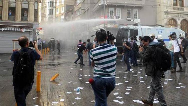 Galatasarayda polis müdahalesi