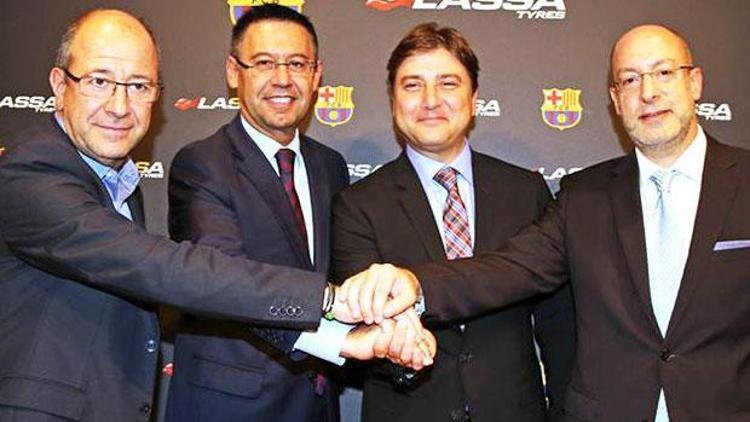Lassa 4 yıllığına dünya devi Barcelonaya sponsor oldu