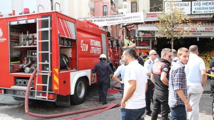HDP Beşiktaş İlçe Binasında yangın