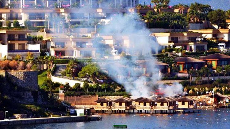 El Maktum’un Bodrum’daki otelinde yangın