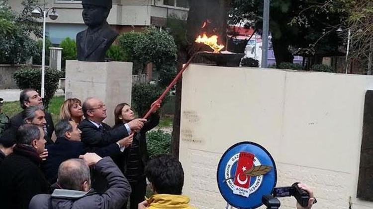 Basın Özgürlüğü Anıtı yanlışlıkla yıkıldı
