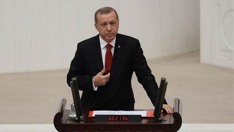 Cumhurbaşkanı Erdoğan TBMMde konuştu