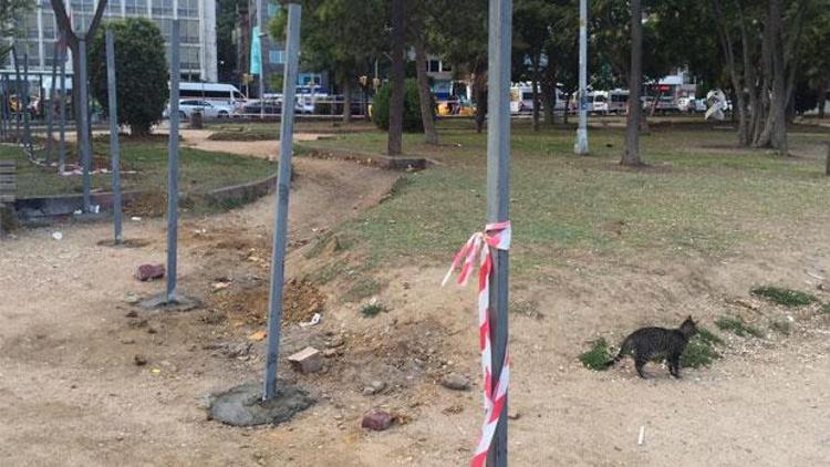 Fındıklı Parkı, metro şantiyesi için demir çubuklarla çevrelendi, vatandaş isyan etti