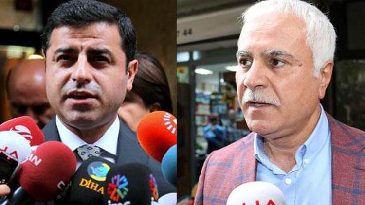 HDP Eş Genel Başkanı Selahattin Demirtaş ile MHP Milletvekili Koray Aydından Ahmet Hakana ziyaret